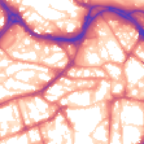 Daytime road noise heatmap for S1 2FQ