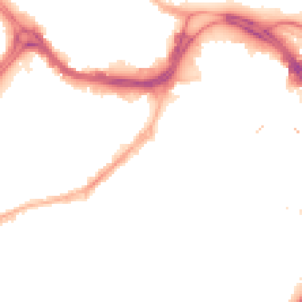 Night-time road noise heatmap for S1 2FR