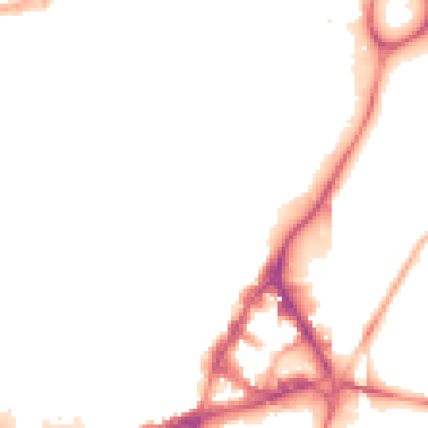 Night-time road noise heatmap for S1 2FT