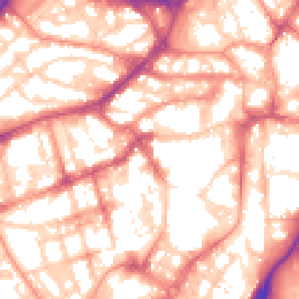 Daytime road noise heatmap for S1 2GY