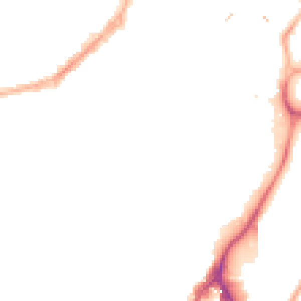 Night-time road noise heatmap for S1 2PA