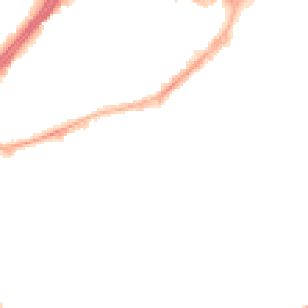 Night-time road noise heatmap for S1 4EJ