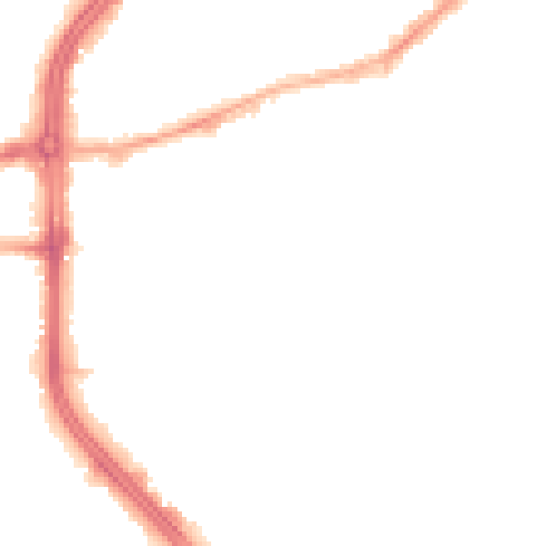 Night-time road noise heatmap for S1 4GY