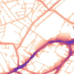 Daytime road noise heatmap for S10 1AR