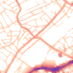 Daytime road noise heatmap for S10 1BA