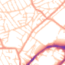 Daytime road noise heatmap for S10 1BG