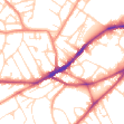 Daytime road noise heatmap for S10 1BP