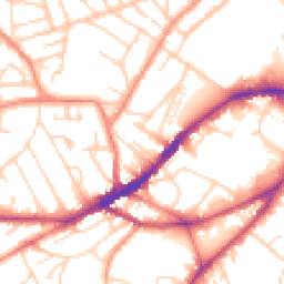 Daytime road noise heatmap for S10 1BT