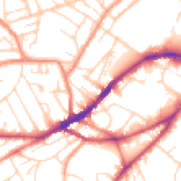 Daytime road noise heatmap for S10 1BU