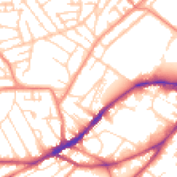 Daytime road noise heatmap for S10 1BY
