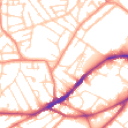 Daytime road noise heatmap for S10 1BZ