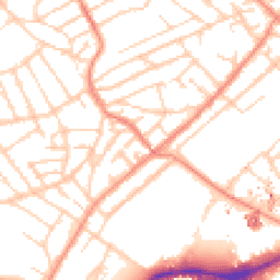 Daytime road noise heatmap for S10 1EA