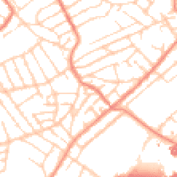 Daytime road noise heatmap for S10 1EB