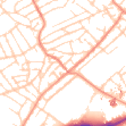Daytime road noise heatmap for S10 1ED