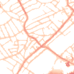 Daytime road noise heatmap for S10 1EF