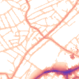 Daytime road noise heatmap for S10 1EH