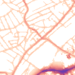 Daytime road noise heatmap for S10 1EL