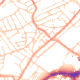 Daytime road noise heatmap for S10 1EP