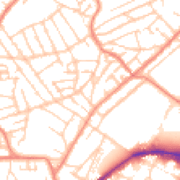 Daytime road noise heatmap for S10 1ES