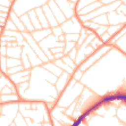 Daytime road noise heatmap for S10 1EU
