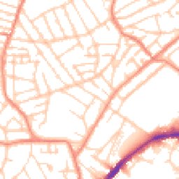 Daytime road noise heatmap for S10 1EW
