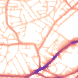 Daytime road noise heatmap for S10 1EZ