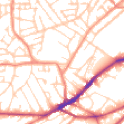Daytime road noise heatmap for S10 1FA