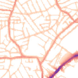 Daytime road noise heatmap for S10 1FB