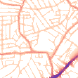 Daytime road noise heatmap for S10 1FD