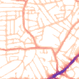 Daytime road noise heatmap for S10 1FE