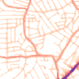 Daytime road noise heatmap for S10 1FG