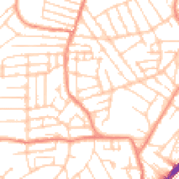 Daytime road noise heatmap for S10 1GX