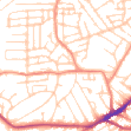 Daytime road noise heatmap for S10 1UP