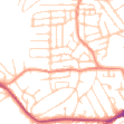 Daytime road noise heatmap for S10 1WQ
