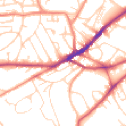Daytime road noise heatmap for S10 3BD