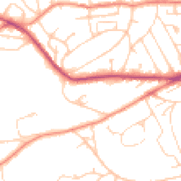 Daytime road noise heatmap for S10 3BY
