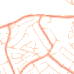 Daytime road noise heatmap for S10 4BE