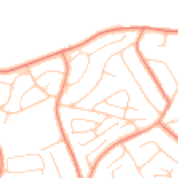 Daytime road noise heatmap for S10 4DA
