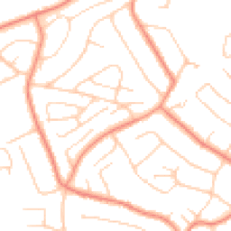 Daytime road noise heatmap for S10 4DR