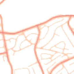 Daytime road noise heatmap for S10 4EN