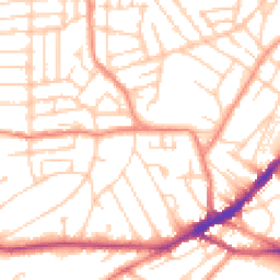 Daytime road noise heatmap for S10 5AA
