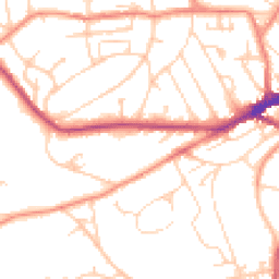Daytime road noise heatmap for S10 5AH