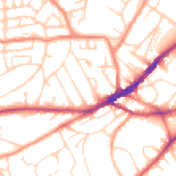 Daytime road noise heatmap for S10 5BQ