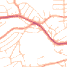 Daytime road noise heatmap for S10 5NA