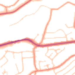 Daytime road noise heatmap for S10 5NZ