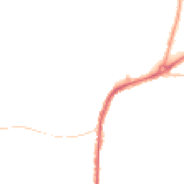 Night-time road noise heatmap for S11 7AJ