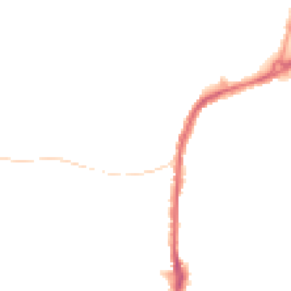 Night-time road noise heatmap for S11 7AL