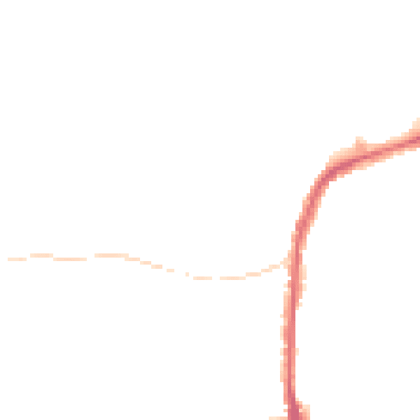 Night-time road noise heatmap for S11 7AW