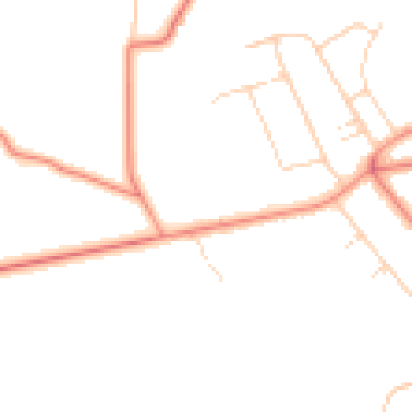 Daytime road noise heatmap for S11 7TF