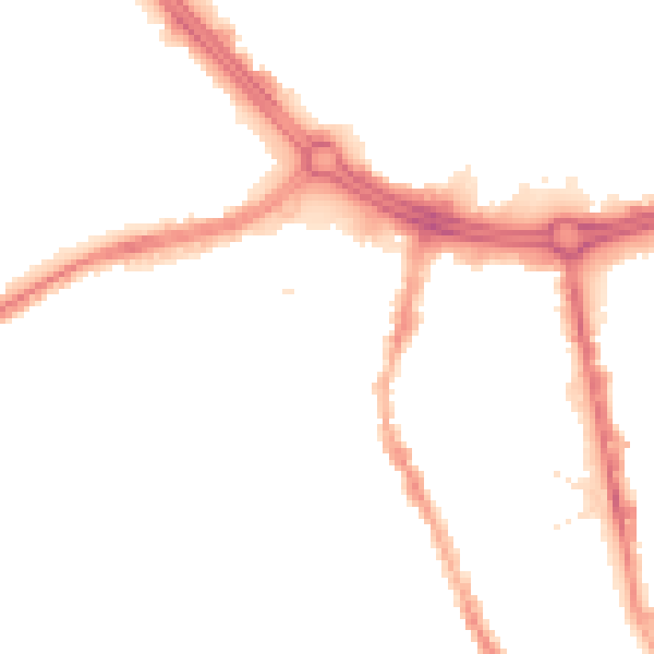 Night-time road noise heatmap for S11 8FB